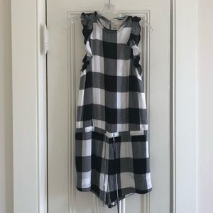 Black and white Romper